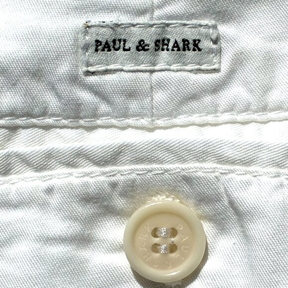 Men’s Paul & Shark Yachting Bermuda Shorts, Cotton White Italy Size 48R - Picture 8 of 12